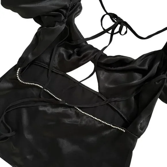 LPA Carmen Top in Black‎ - Picture 6 of 10